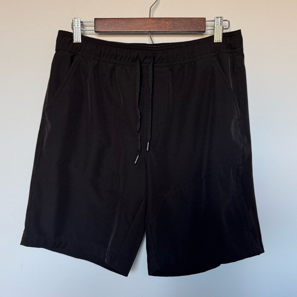 Gerry Men's Charcoal Black Athletic Stretch Activewear Sporty Shorts Size Medium